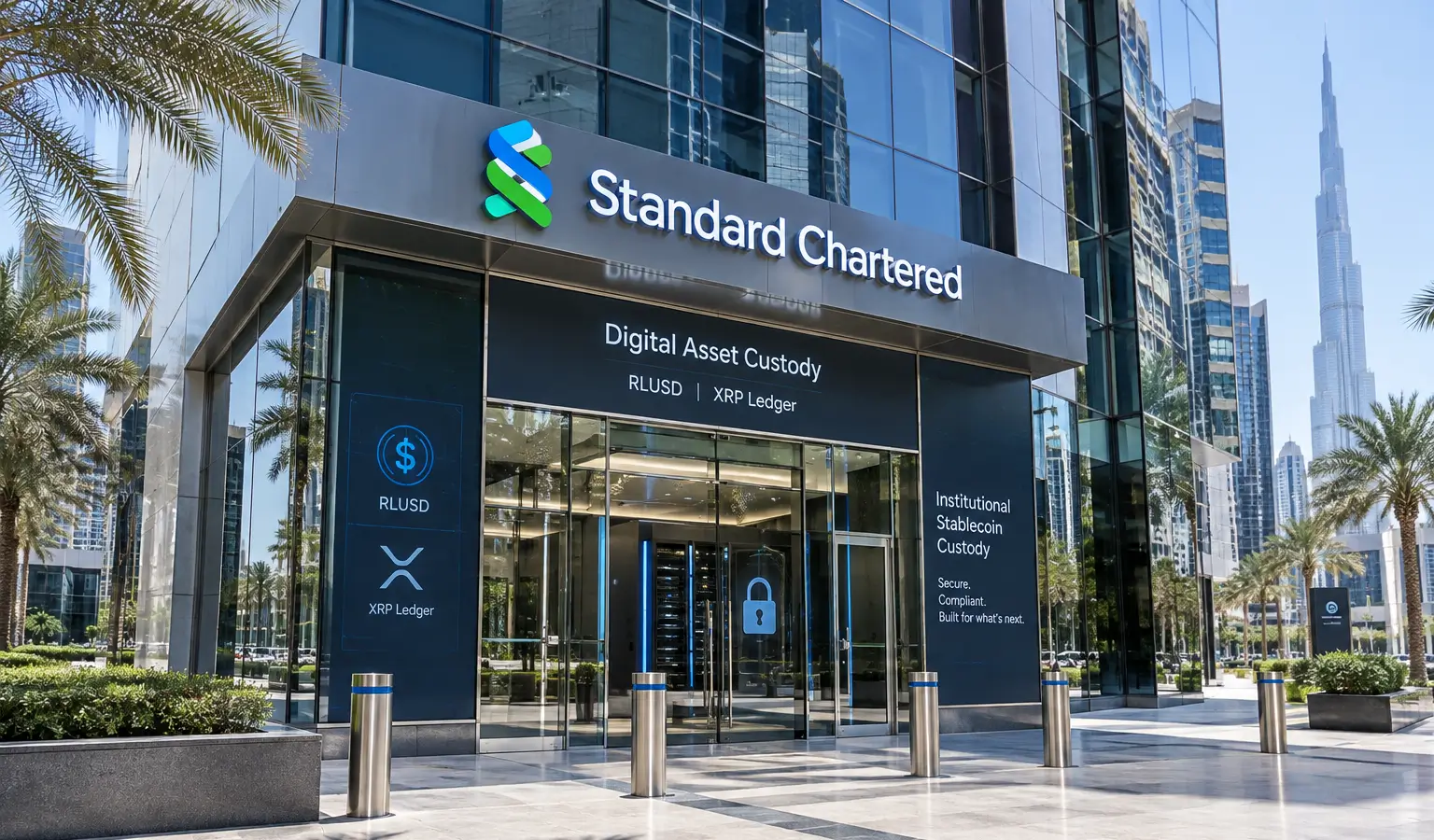 Standard Chartered biedt RLUSD-custody in Dubai