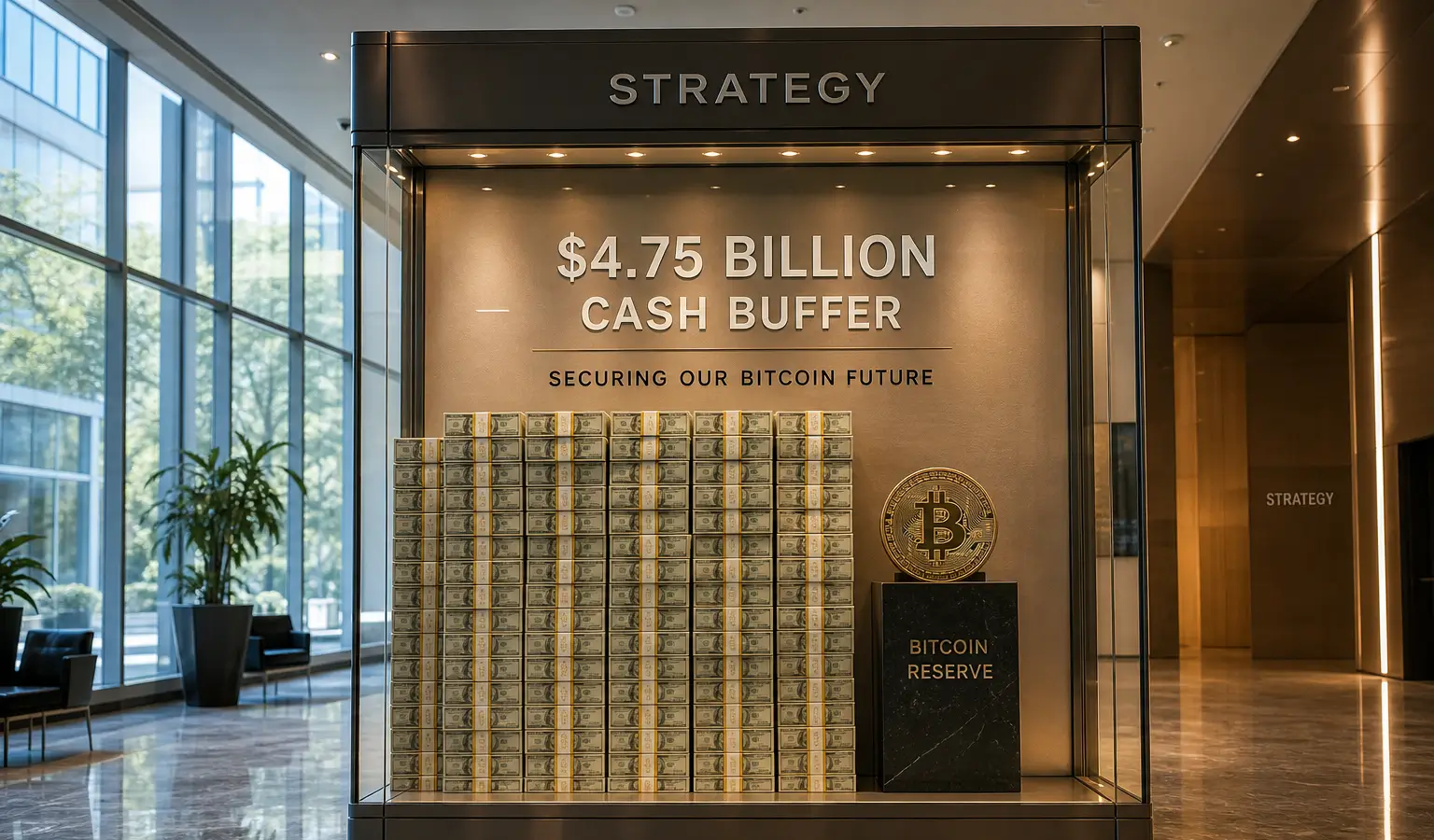 Strategy Builds $4.75 Billion Cash Buffer Around Bitcoin