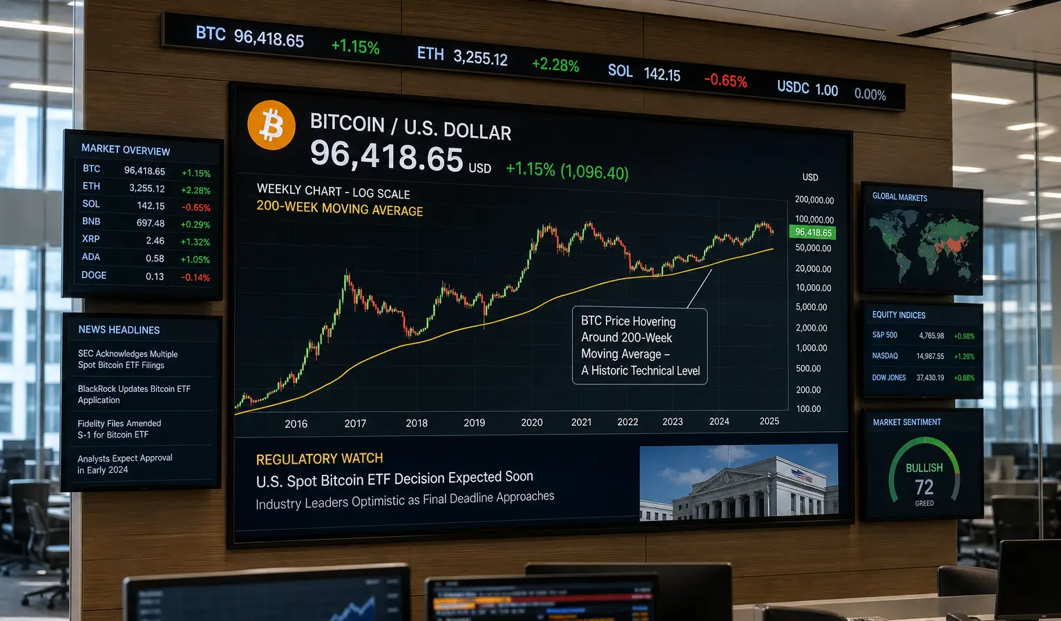 Strategy orientiert sich an Bitcoins 200-Wochen-Moving-Average