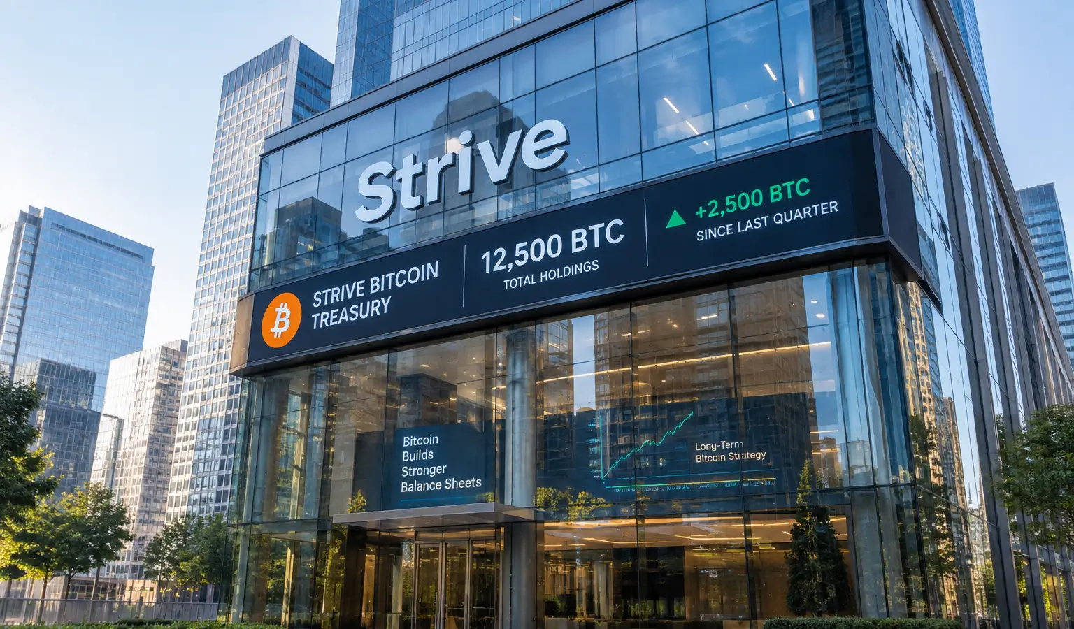 Strive koopt 1.107 bitcoin en groeit naar 27.462 BTC