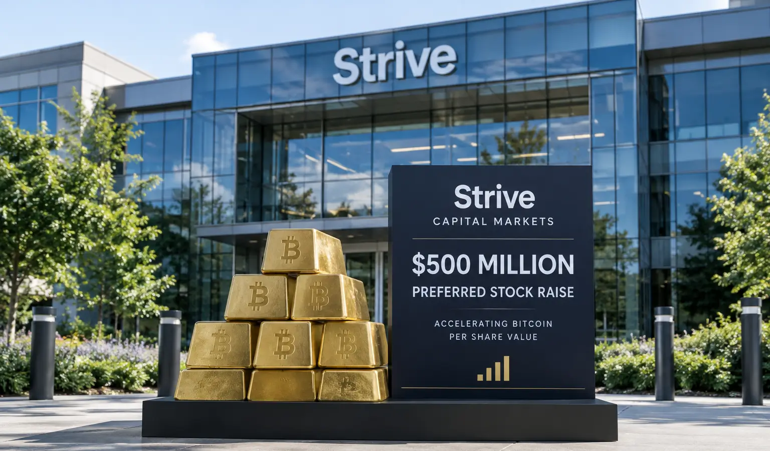 Strive wil $500 miljoen ophalen met nieuwe BTC-preferred
