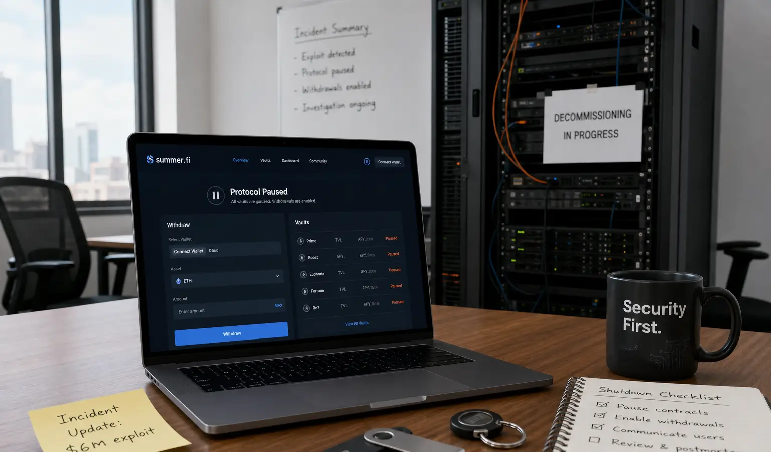 Summer.fi Shuts Down After $6 Million Lazy Summer Exploit