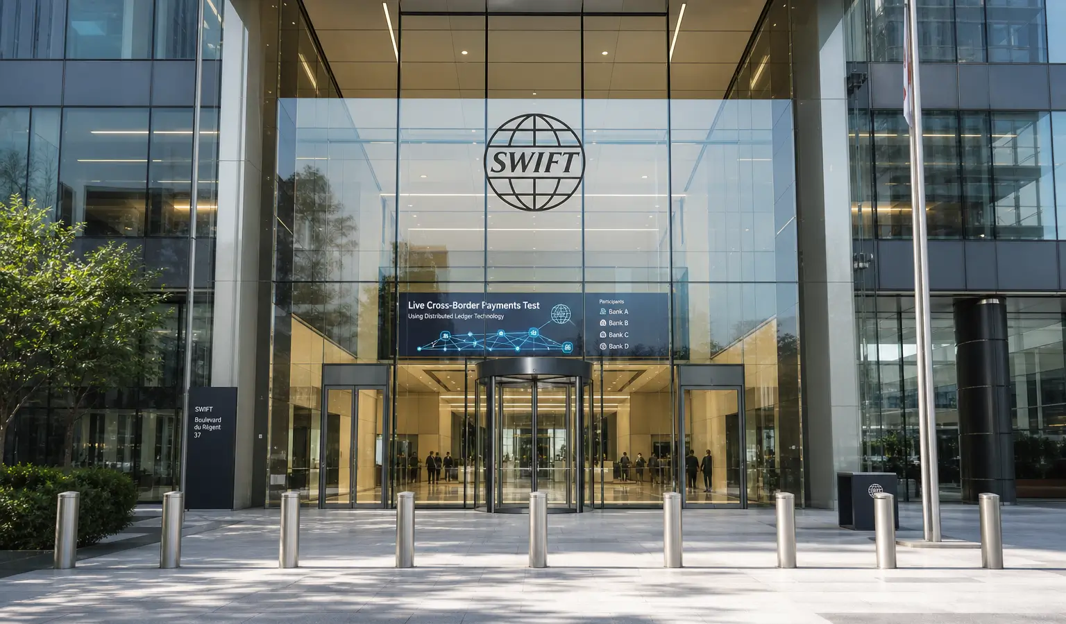 Swift testa un ledger blockchain con 17 grandi banche