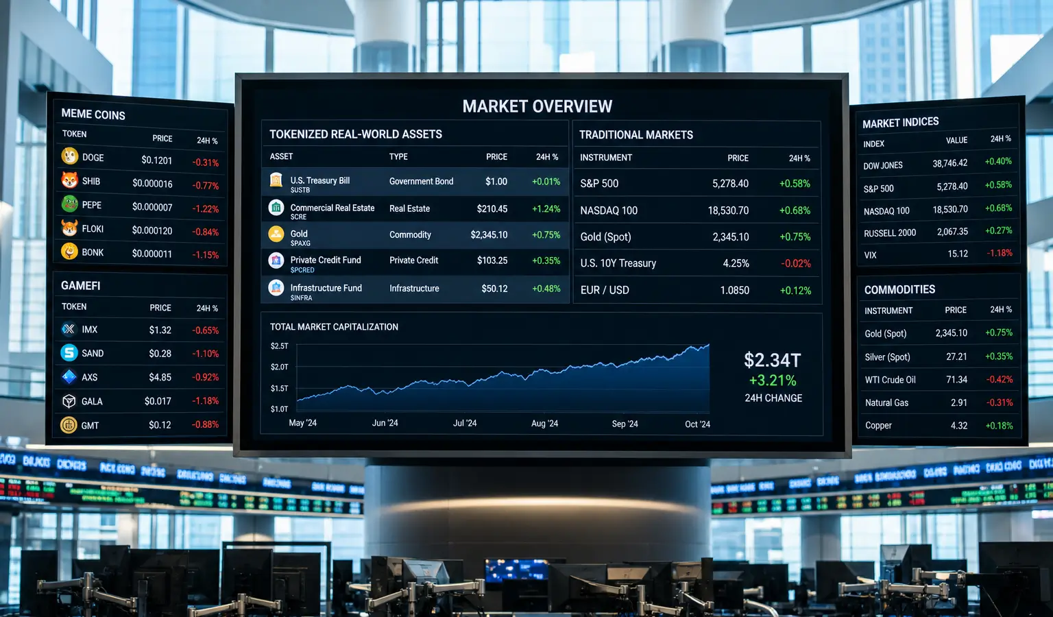 Tokenized Assets Take the Lead on Crypto Exchanges