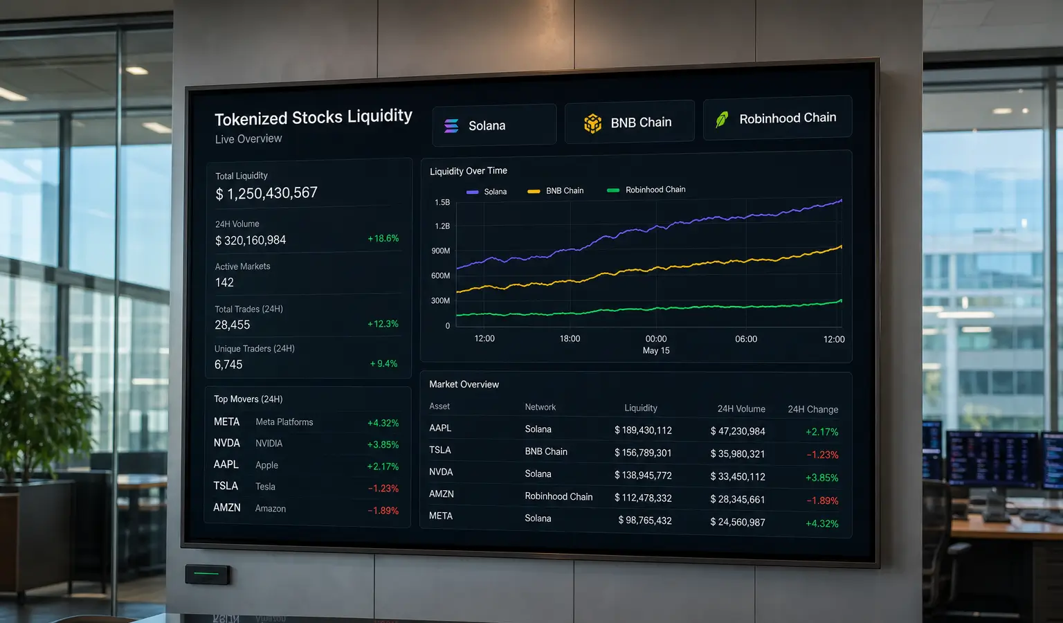 Les actions tokenisées attirent 247,8 millions de dollars dans la DeFi