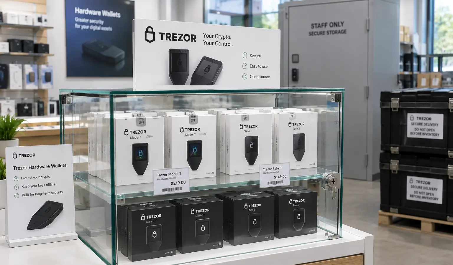 Trezor snijdt in resellers na Ledger-hack