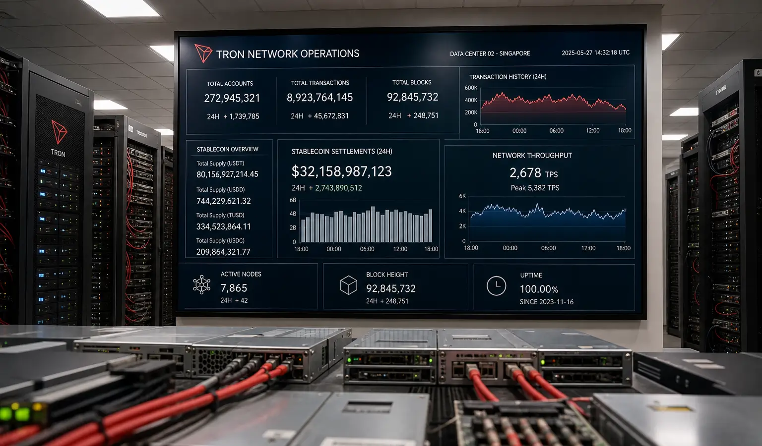 Tron traite des milliards de stablecoins par semaine