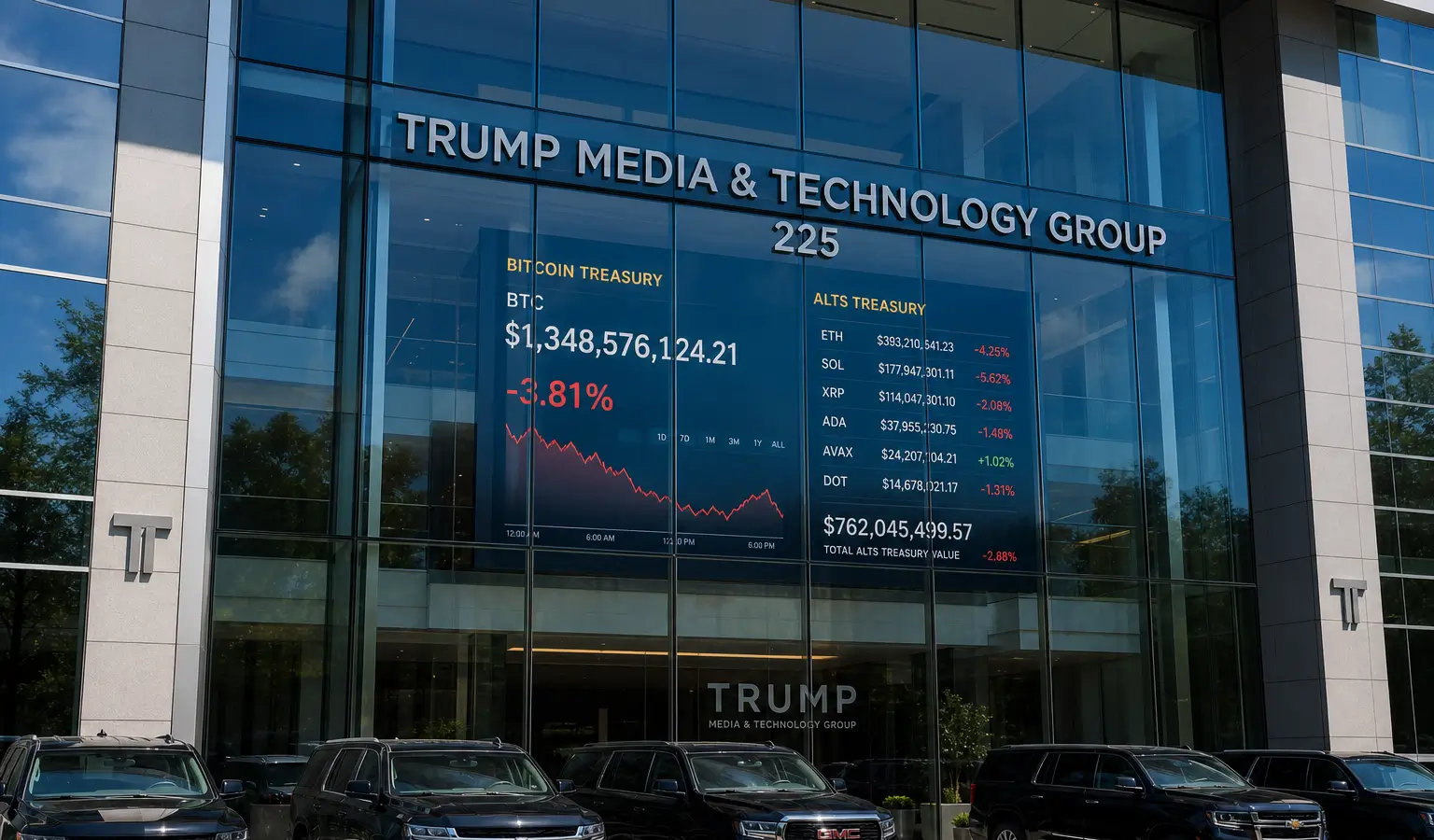 Photo: news.finst.com Trump Media riduce la posizione in Bitcoin dopo una perdita di 361 milioni di dollari