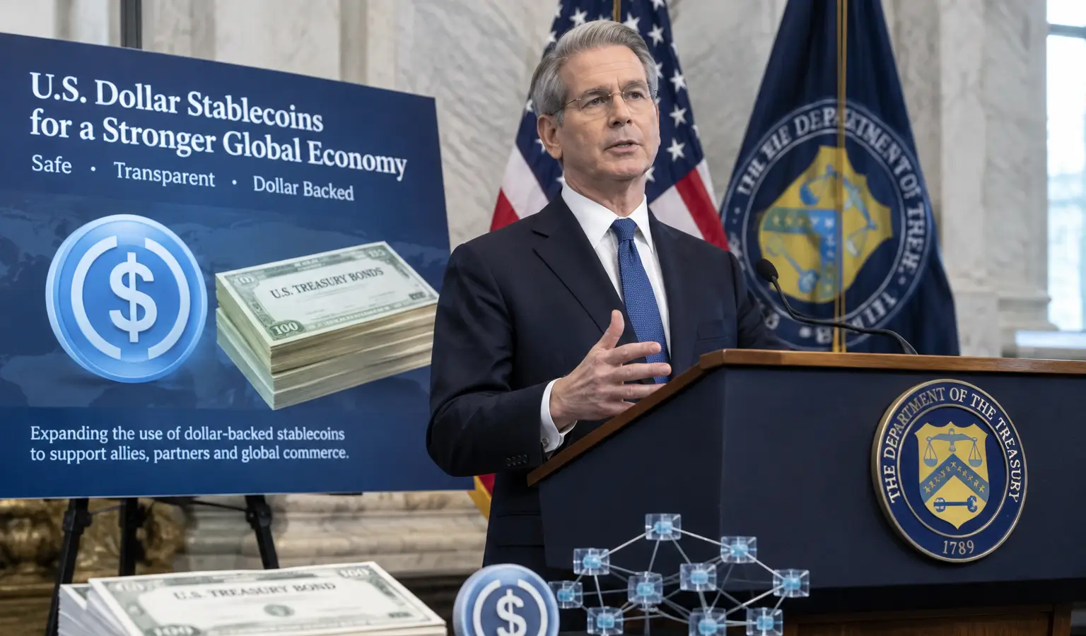 Trump wil stablecoins inzetten voor dollar-dominantie