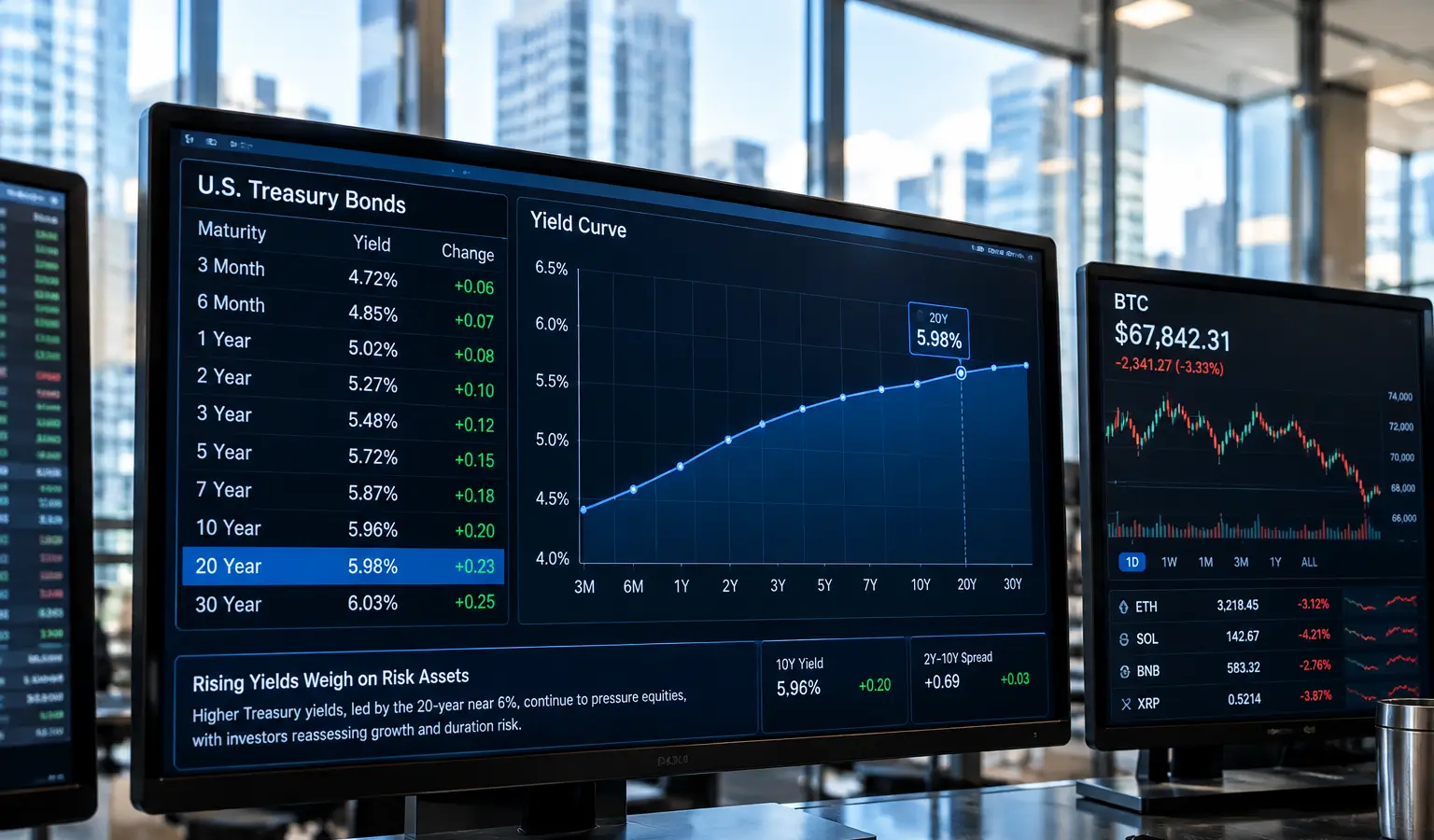 U.S. Bond Warning Puts Bitcoin and Stocks Under Pressure