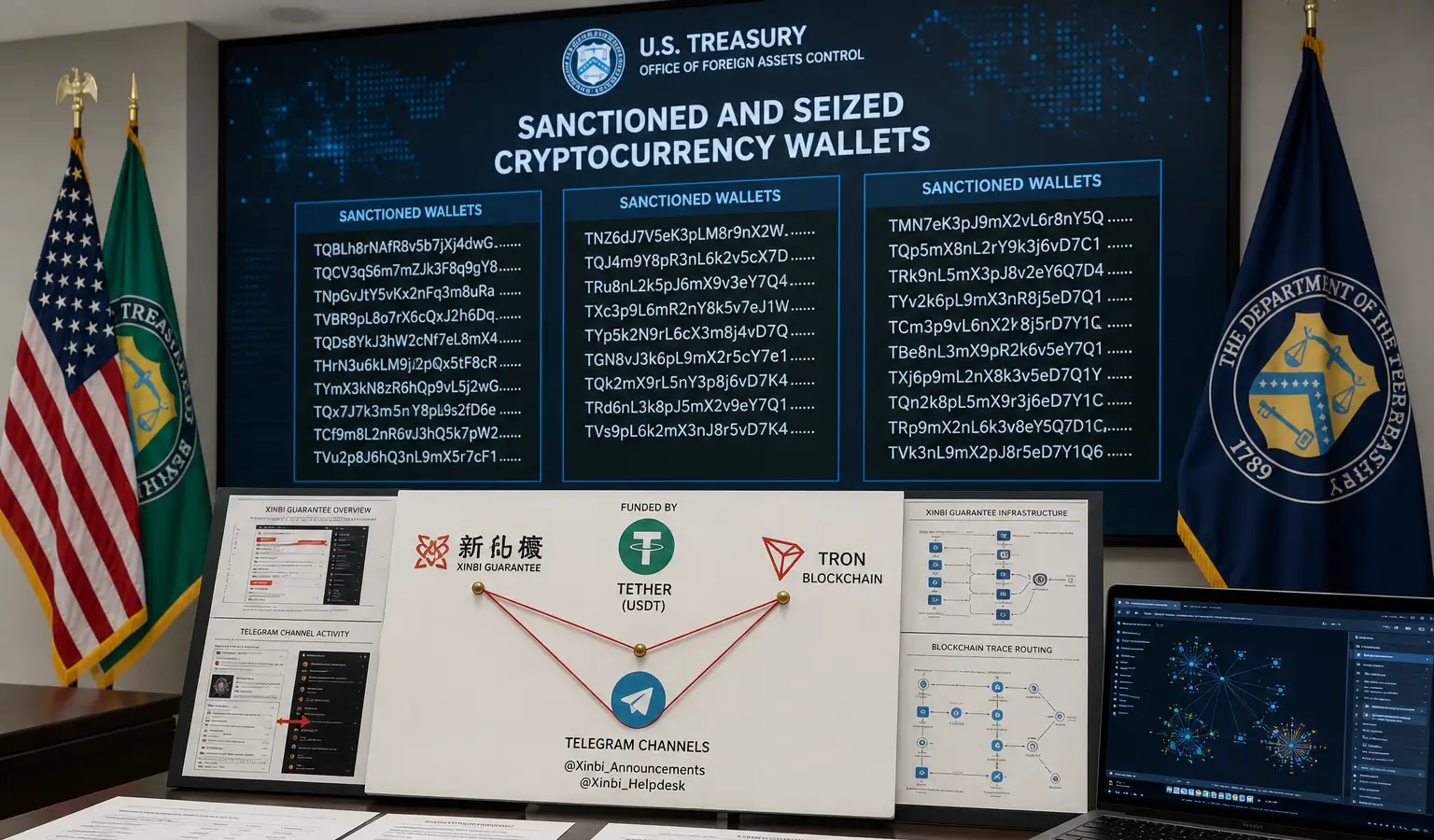 VS bevriest $52 miljoen aan crypto rond Xinbi-scam