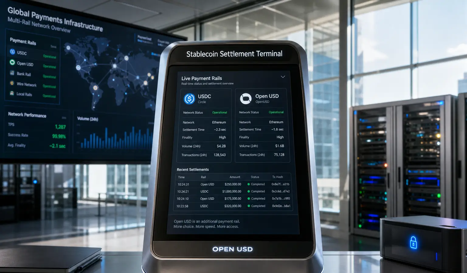 Visa, Mastercard e Coinbase ridimensionano i timori su Open USD