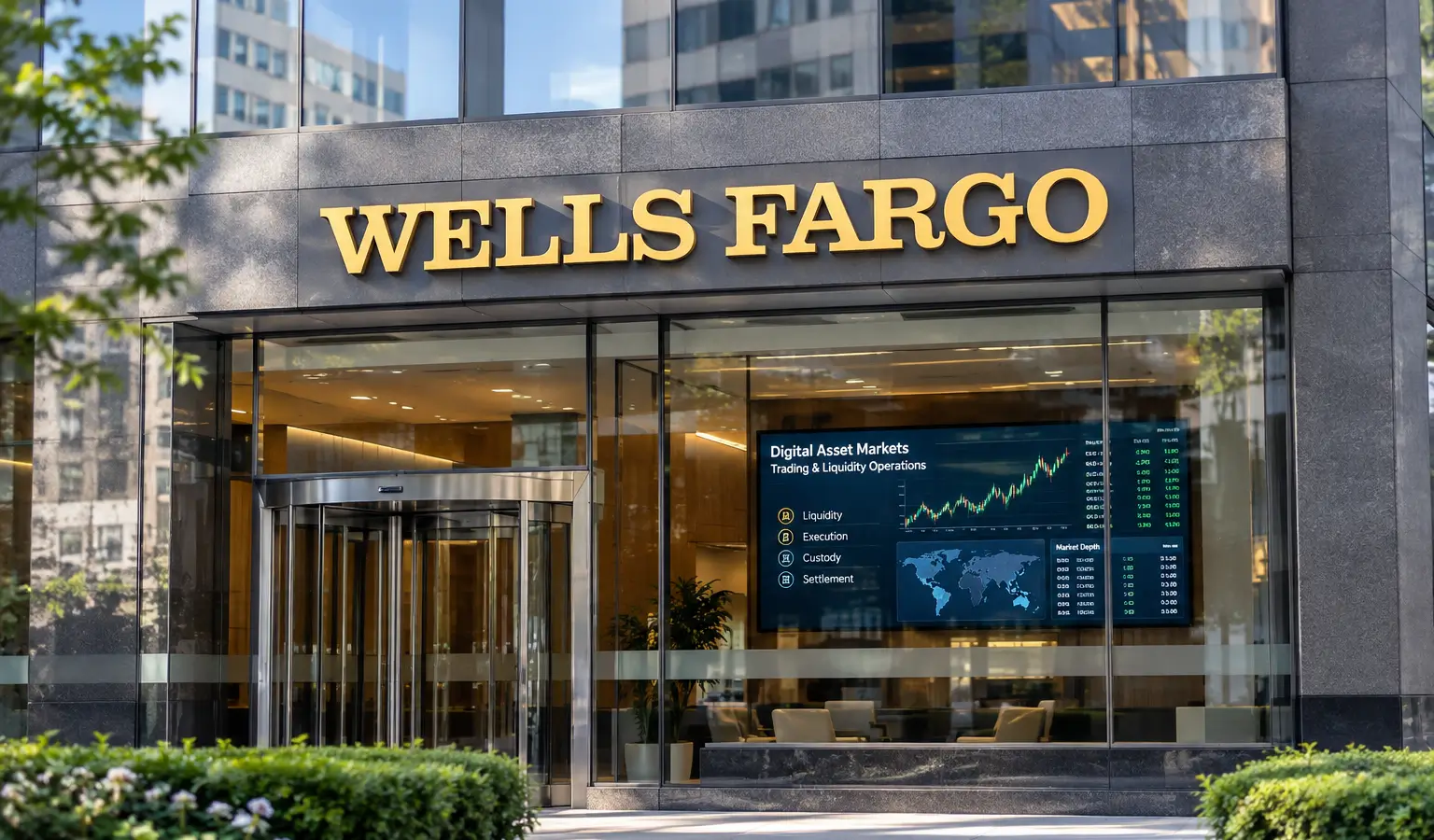 Wells Fargo praat met Payward over crypto-liquiditeit
