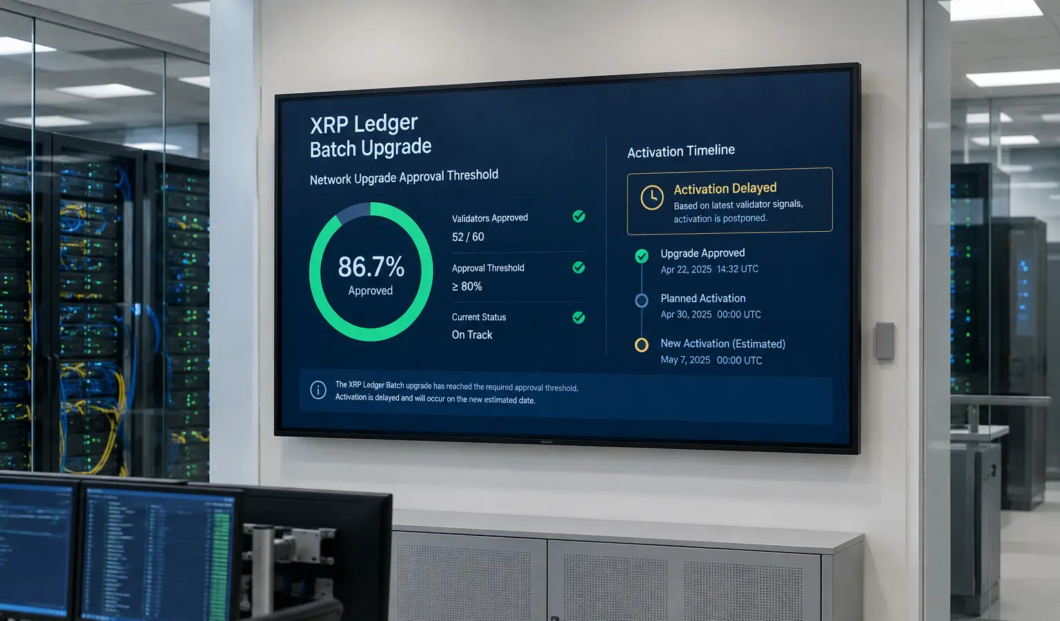 XRP Ledger-upgrade Batch loopt 10 dagen vertraging op