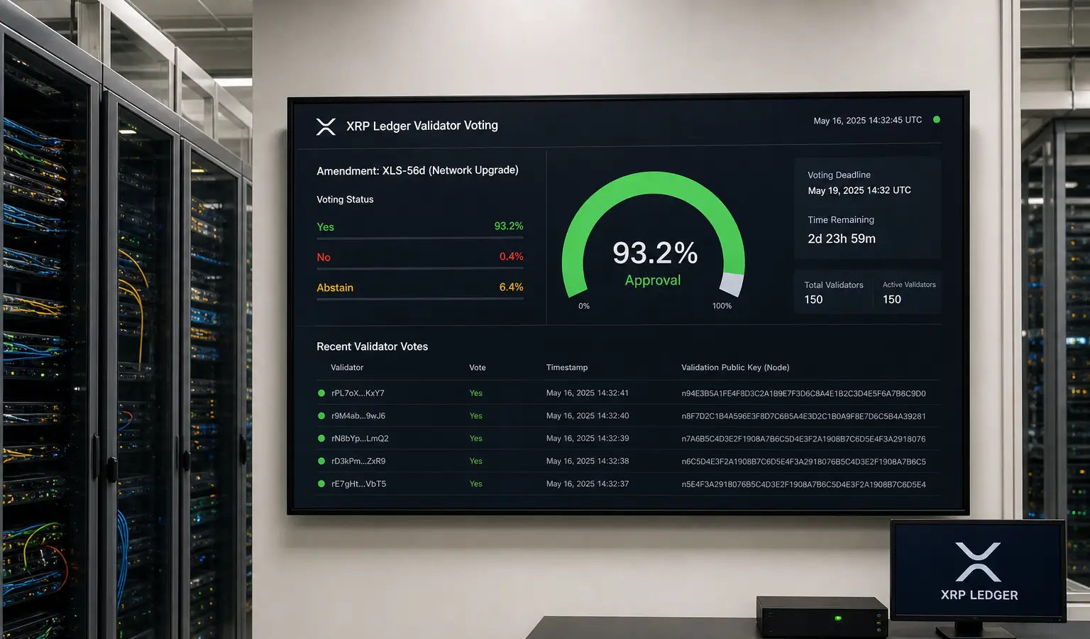 XRP Ledger Batch-upgrade nog één validatorstem verwijderd