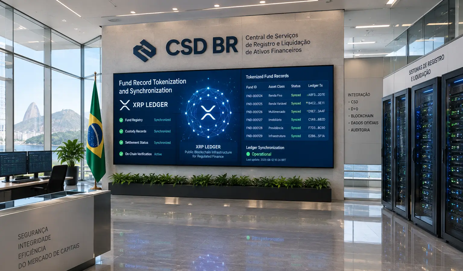 XRP Ledger krijgt Braziliaanse fondsrecords van BTG Pactual