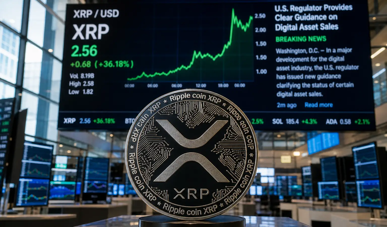 XRP erholt sich nach gescheiterter CLARITY-Act-Abstimmung in den USA