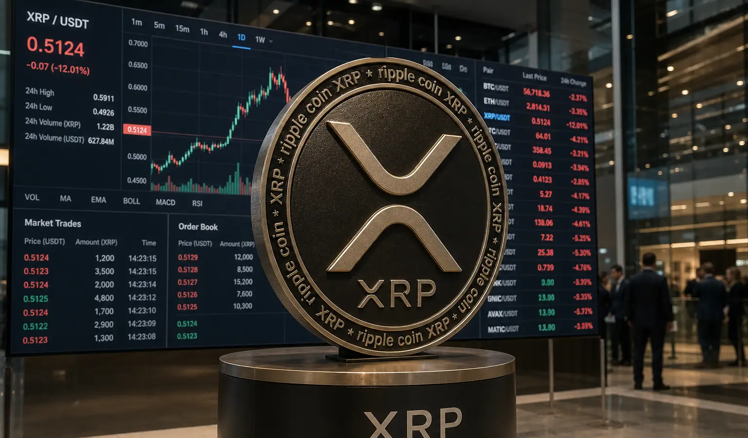 XRP Falls After 44% Rally as Leverage Builds