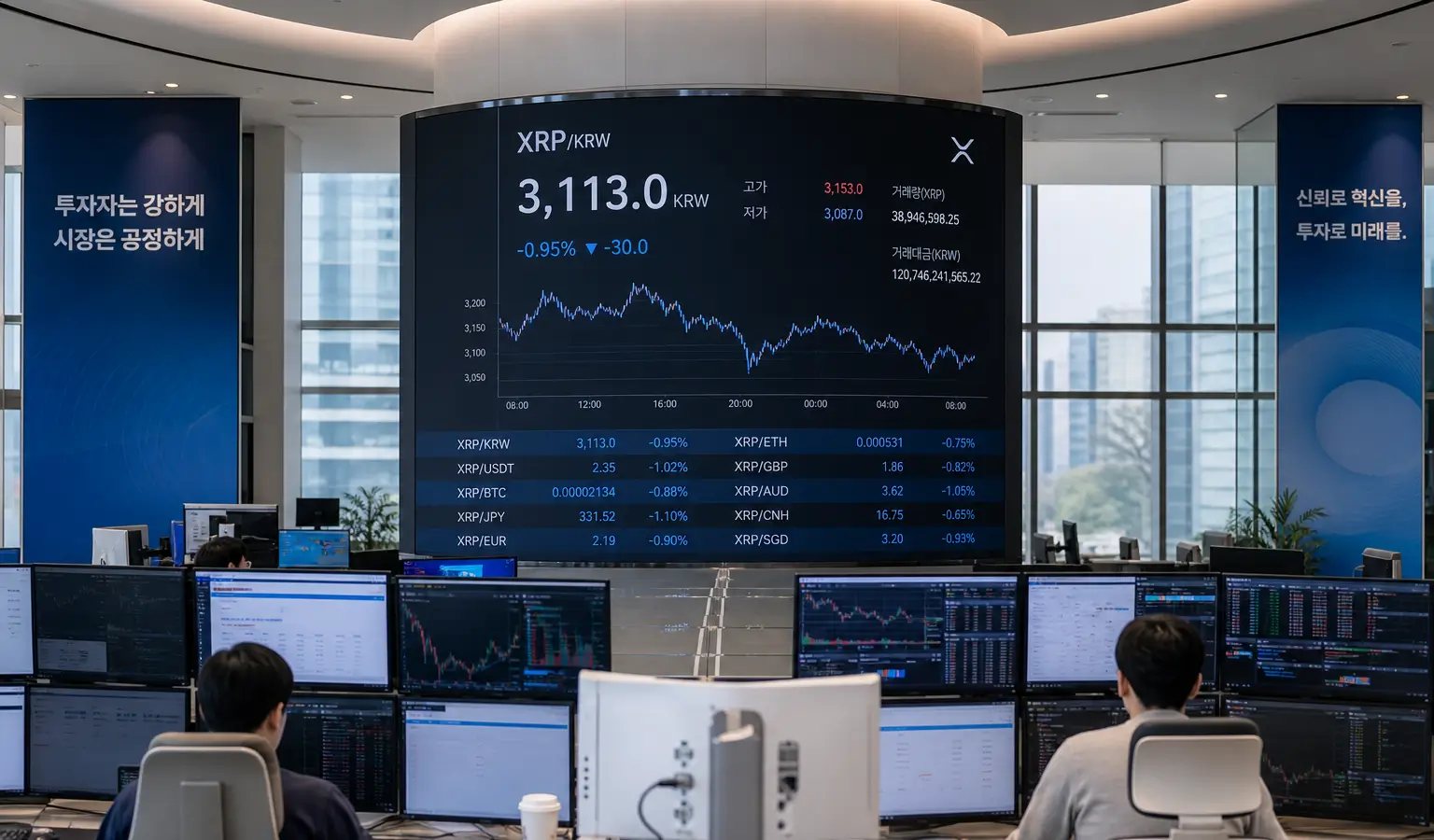 XRP Trading Cools on Upbit as Leverage Builds