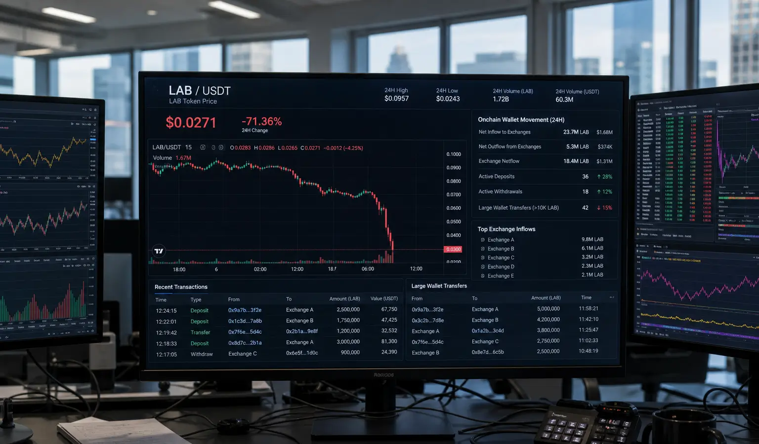 ZachXBT koppelt LAB-crash aan wallet met miljoenen tokens