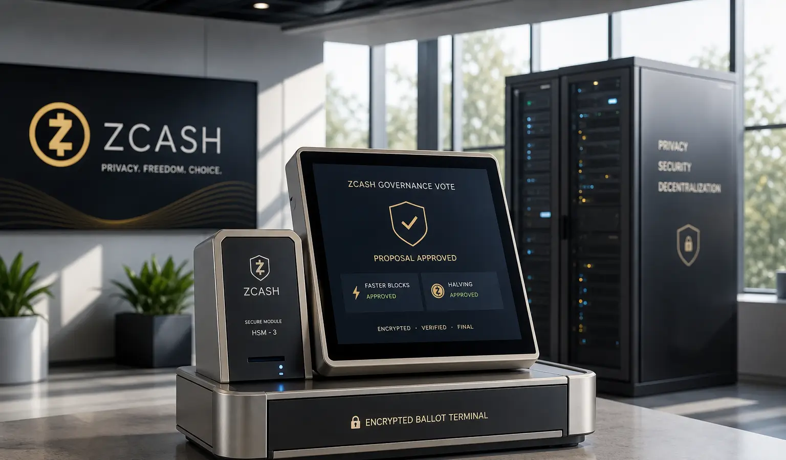 Zcash-houders steunen snellere blokken en halvering